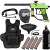 Action Village Azodin KAOS 3 Heavy Gunner Paintball Gun Package Kit (Dust Green/Dust Black)