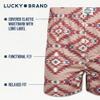 Lucky Brand Mens Boxer Shorts - 3 Pack 4'' Inseam Woven Cotton Boxers for Men with Functional Fly Mens Underwear Boxers, Size Small, Blue Print/Black Print/Teal view 2