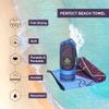 4Monster Microfiber Beach Towel Quick Dry,Super Absorbent Lightweight Travel Towel for Swimmers, Sand Free Camping Towel, Beach Towels for Pool,Swim,Water Sports,Yoga view 2