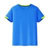 dPois Kids Boys Short Sleeve T-Shirt Quick Dry Swim Shirts UV Rash Vest Swimwear Active Athletic Tops Blue 7-8 Years view 3