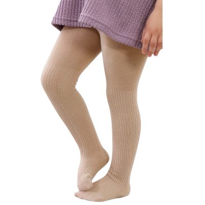 Century Star Tights for girls Baby tights Girls tights Knit Cotton Stockings Newborn Pants Thick Toddlers Girl Leggings 1 Pair Nude 1-2T