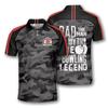 PRIMESTY Custom Bowling Shirts for Men, Patriotic American Flag Bowling Jerseys, Personalized Bowling Polo Shirts view 1