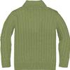 Ryannology Toddler Baby Boys Girls Sweater Shawl-Collar V Neck Pullover Sweaters Cable Kintted Photoshoot Outfits view 2