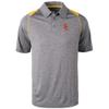 Dunbrooke USC Trojans Mystic Colorblock Polo, Gold/Grey, X-Large view 1