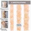 THARAHT Champagne Chandelle Turkey Feather Boa 2 Yards 40g for DIY Craft Home Dancing Wedding Party Halloween Costume Decoration Feather Boa view 2