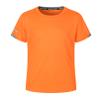 dPois Kids Boys Short Sleeve T-Shirt Quick Dry Swim Shirts UV Rash Vest Swimwear Active Athletic Tops Orange 7-8 Years view 1