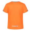 dPois Kids Boys Short Sleeve T-Shirt Quick Dry Swim Shirts UV Rash Vest Swimwear Active Athletic Tops Orange 7-8 Years view 2