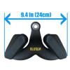BLUSLM LAT Pull Down Bar for Cable Machine, LAT Pulldown Attachments T-bar V-bar Cable Attachment for Gym, Back Tricep Strength Training Handle (BL02) view 2