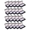 Careworx 20 Pack Play Wristband (Adult) with Triple Windows Perfect for Football Plays, Softball Signs & Baseball (Black) view 1