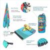 4Monster Microfiber Beach Towel Quick Dry,Super Absorbent Lightweight Travel Towel for Swimmers, Sand Free Camping Towel, Beach Towels for Pool,Swim,Water Sports,Yoga view 3