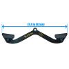 BLUSLM LAT Pull Down Bar for Cable Machine, LAT Pulldown Attachments T-bar V-bar Cable Attachment for Gym, Back Tricep Strength Training Handle (BL06) view 2