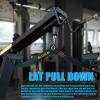 BLUSLM LAT Pull Down Bar for Cable Machine, LAT Pulldown Attachments T-bar V-bar Cable Attachment for Gym, Back Tricep Strength Training Handle (BL06) view 4