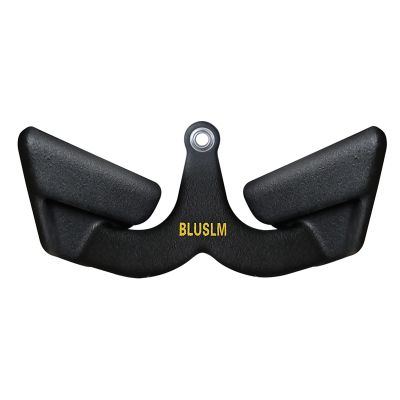 BLUSLM LAT Pull Down Bar for Cable Machine, LAT Pulldown Attachments T-bar V-bar Cable Attachment for Gym, Back Tricep Strength Training Handle (BL03)