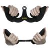 BLUSLM LAT Pull Down Bar for Cable Machine, LAT Pulldown Attachments T-bar V-bar Cable Attachment for Gym, Back Tricep Strength Training Handle (BL03) view 3
