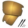 SAUCER Premium Replacement Lenses & Rubber Kits for Oakley Flak 2.0 Asian Fit (AF) OO9271 Sunglasses High Definition - Bronze Gold Polarized view 1