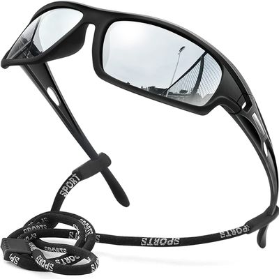 AWGSEE Polarized Sports Sunglasses for Men 100% UV Protection Wrap Around Unbreakable Sun Glasses for Fishing Driving