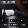 AWGSEE Polarized Sports Sunglasses for Men 100% UV Protection Wrap Around Unbreakable Sun Glasses for Fishing Driving view 4