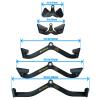 BLUSLM LAT Pull Down Bar for Cable Machine, LAT Pulldown Attachments T-bar V-bar Cable Attachment for Gym, Back Tricep Strength Training Handle (5 Pieces) view 2