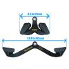 BLUSLM LAT Pull Down Bar for Cable Machine, LAT Pulldown Attachments T-bar V-bar Cable Attachment for Gym, Back Tricep Strength Training Handle (2 Pieces) view 2