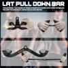 BLUSLM LAT Pull Down Bar for Cable Machine, LAT Pulldown Attachments T-bar V-bar Cable Attachment for Gym, Back Tricep Strength Training Handle (2 Pieces) view 3