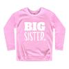 Big Sister Shirt Big Sister Announcement Toddler Shirts Promoted to Girls Outfit (Pink - Long Sleeve, Youth S(8)) view 1