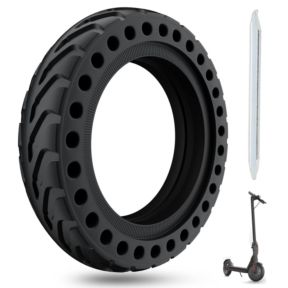 Cooryda Solid Tire for Xiaomi m365 Electric Scooter Mijia Mi m365 pro/gotrax gxl V2/gotrax XR, 8.5 inches Electric Scooter Wheels 8 1/2'' Front or Rear Replacement Honeycomb Solid Tires(1pc)