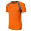 easyforever Kids Boys' UPF 50+ Sun Shirts Short Sleeve Rashguard Athletic Swim Shirt Swimming Tops Swimwear Orange 3-4 Years view 3