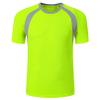 easyforever Kids Boys' UPF 50+ Sun Shirts Short Sleeve Rashguard Athletic Swim Shirt Swimming Tops Swimwear Fluorescent Green 5-6 Years view 1