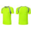 easyforever Kids Boys' UPF 50+ Sun Shirts Short Sleeve Rashguard Athletic Swim Shirt Swimming Tops Swimwear Fluorescent Green 5-6 Years view 2