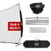Velocity Portable 12' X 9' Sports Backstop - Perfect for Lacrosse, Soccer, Baseball, and More view 2