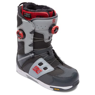 DC Phantom Snowboard Boots Grey/Grey/Red 13 D (M)
