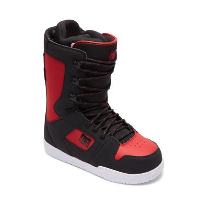 DC Phase Mens Snowboard Boots Black/Red/Black 10