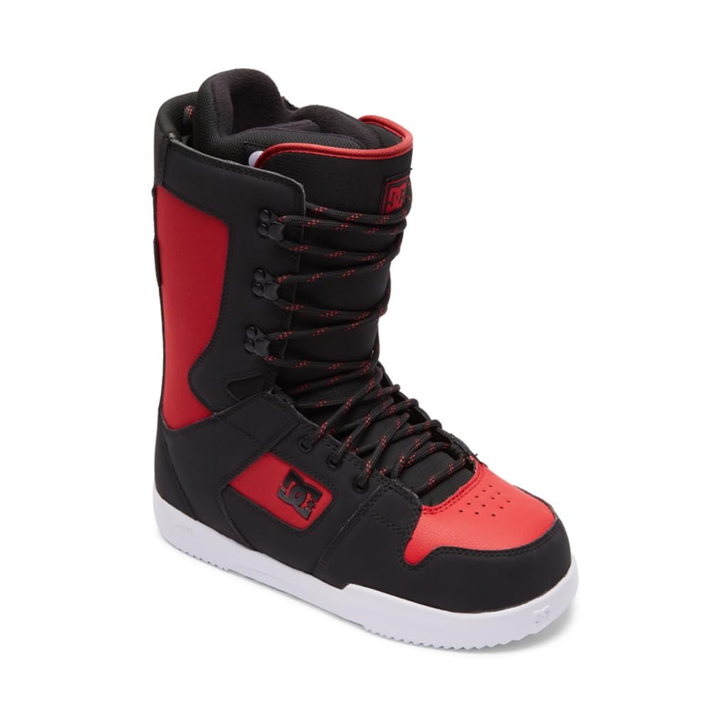 DC Phase Mens Snowboard Boots Black/Red/Black 10