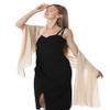 Hotshawl Chiffon Shawls and Wraps for Evening Dresses Women Elegant Soft Scarf Bridal Scarve Wedding Stole (Champagne(chiffon), Plus Size) view 4