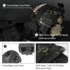 Tactical Helmet camo Cover for Fast Helmet in Size M/L, Paintball Shooting Gear - 500D Nylon -Without Helmet (camo Black) view 4