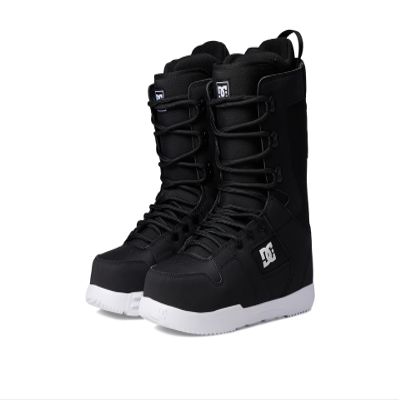 DC Phase Lace Snowboard Boot Black/White 1 8 D (M)