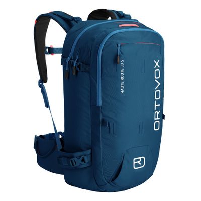 Ortovox Haute Route 30L S Backcountry Ski Backpack, Petrol Blue