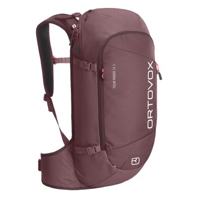 Ortovox Tour Rider 28L S Backpack, Freeride & Ski Pack for Shorter Backs, Long High Alpine Touring & Backcountry, Men & Women - Mountain Rose