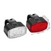 Bike Lights, 1.89 x 1.26 x 1.18 inch USB Rechargeable Bike Light Set 350 Lumen Super Bright Bike Lights Front and Back LED Rear Taillight Watertight IPX5 for Watertight , Mode Memory (Black) view 2