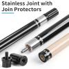 lotmusic Premium Pool Stick with Telescopic Cue Stick Extension, 58 Inch Professional Pool Cue Stick Set with Black Leather Carry Bag & Billiards Accessories. view 4