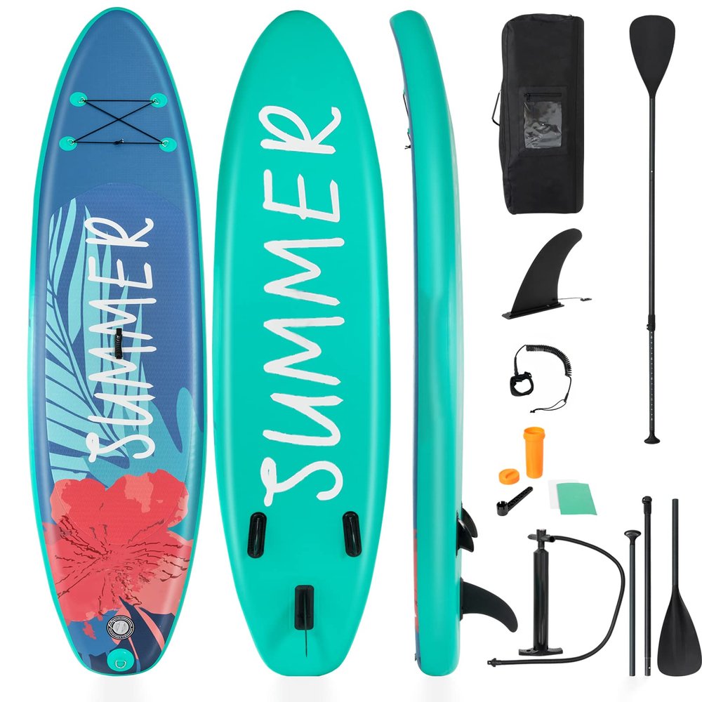 Paddle Board Inflatable 10.5'/11'x32 x6SPORFIT Stand Up Paddle Board with Premium SUP Accessories & Backpack Extra Wide Ultra-Light Youth & Adult Standing Boat for All Skill Levels