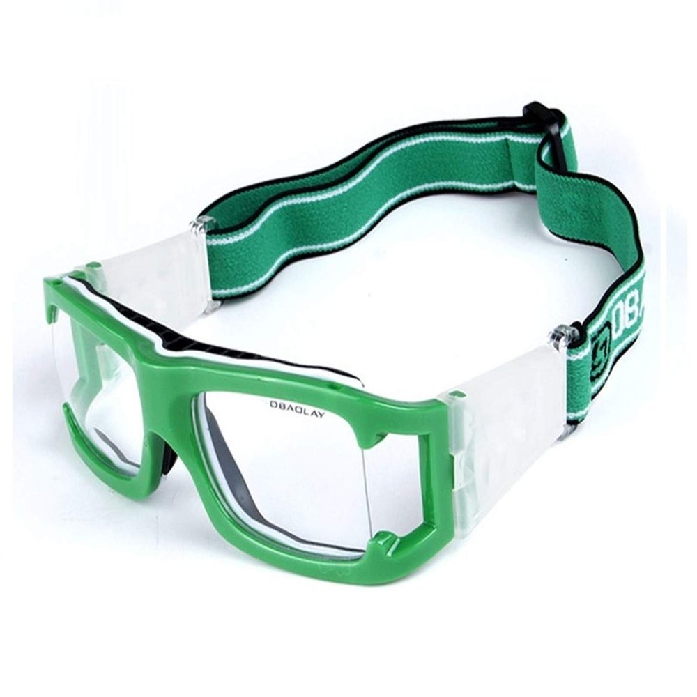Runworld Sports Goggles Antifog Protective Safety Goggles Basketball Glasses Dribbling Soccer Eyewear for Adult Men Youth (Boston Green)
