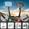 BriskMore Bar End Bike Mirrors, HighDefinition Convex Blue Glass Lens for E-Bike Handlebars, Scratch Resistant, Safe Rearview 1 Pair Bicycle Mirror(Right And Left Side) BT-015B view 2
