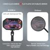 BriskMore Bar End Bike Mirrors, HighDefinition Convex Blue Glass Lens for E-Bike Handlebars, Scratch Resistant, Safe Rearview 1 Pair Bicycle Mirror(Right And Left Side) BT-015B view 4