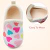 Lefflow Toddler House Slippers Girl Baby Walking Shoes Toddler Slip On Childrens Slippers Outdoor Colorful Size 10.5-11 view 2