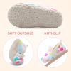 Lefflow Toddler House Slippers Girl Baby Walking Shoes Toddler Slip On Childrens Slippers Outdoor Colorful Size 10.5-11 view 4
