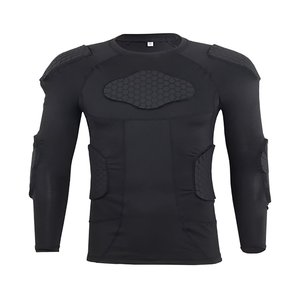 Jellybro Men's Padded Football Protective Gear Set Training Suit for Soccer Basketball Paintball Rib Protector
