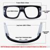 Runworld Sports Glasses, Basketball Football Soccer Racketball Goggles for Men & Women, Anti-Fog Safety Protective Eyewear (Black) view 2