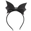 PACKOVE Halloween Bat Headband Bat Wings Headband Bats Ears Headbands Halloween Hair Hoop Hair Accessory for Costume Party (Black) view 1