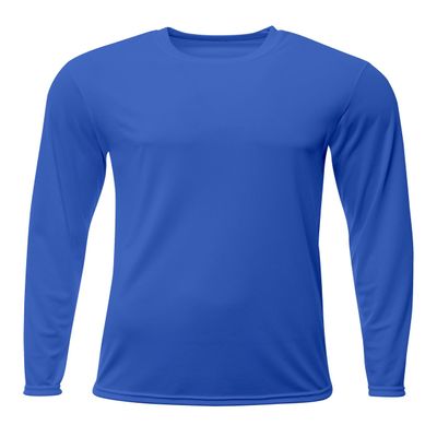 A4 Youth Sprint Long Sleeve Tee Royal S